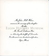 Wedding Announcement